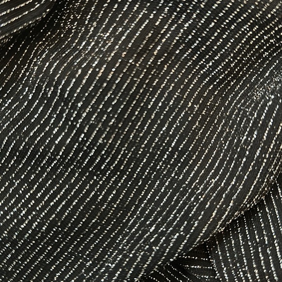 Lane Bryant Women’s Metallic Striped Black Evening Jumpsuit Wide Legged - 18/20 - Picture 9 of 9